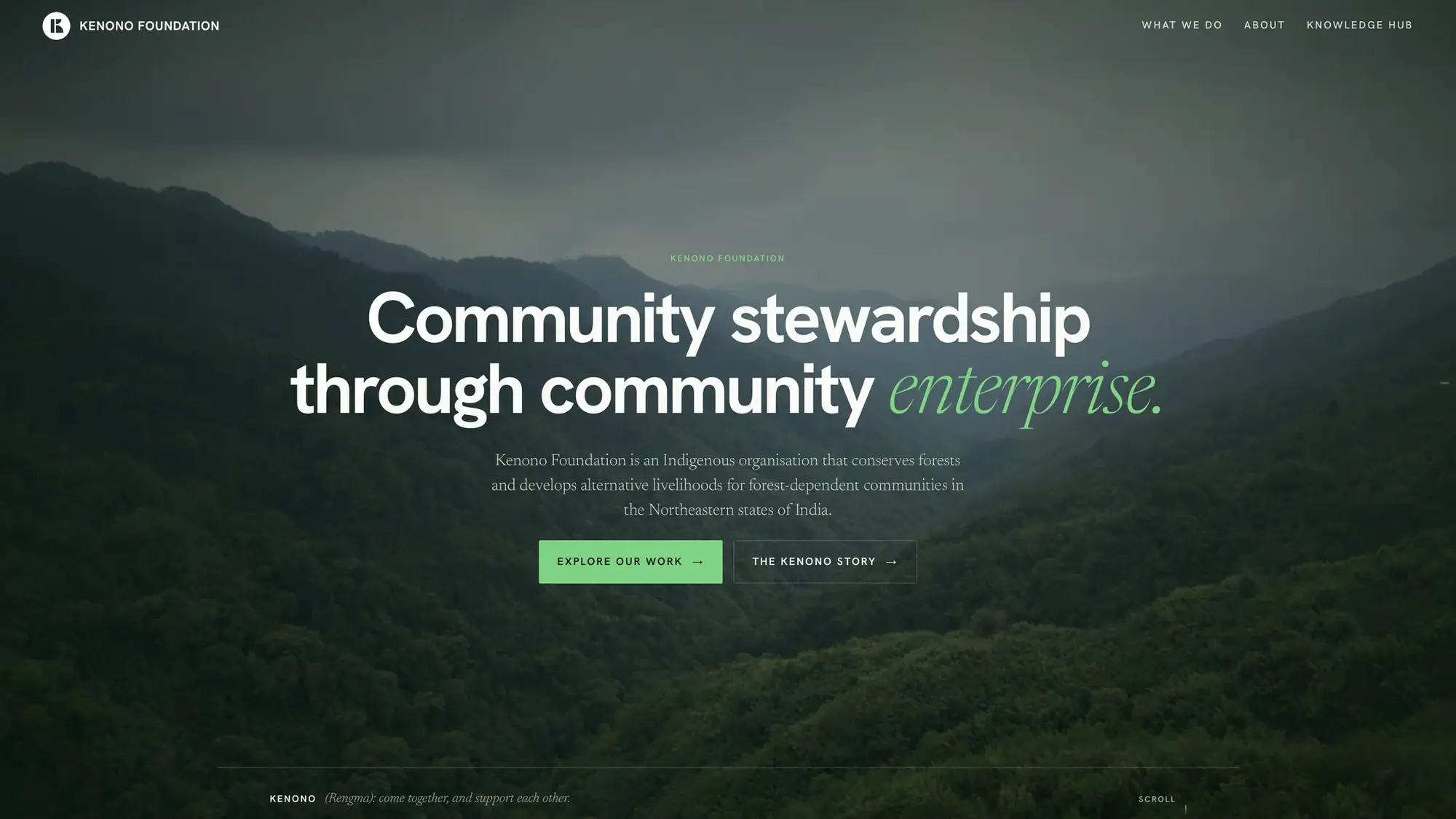 Kenono Foundation website