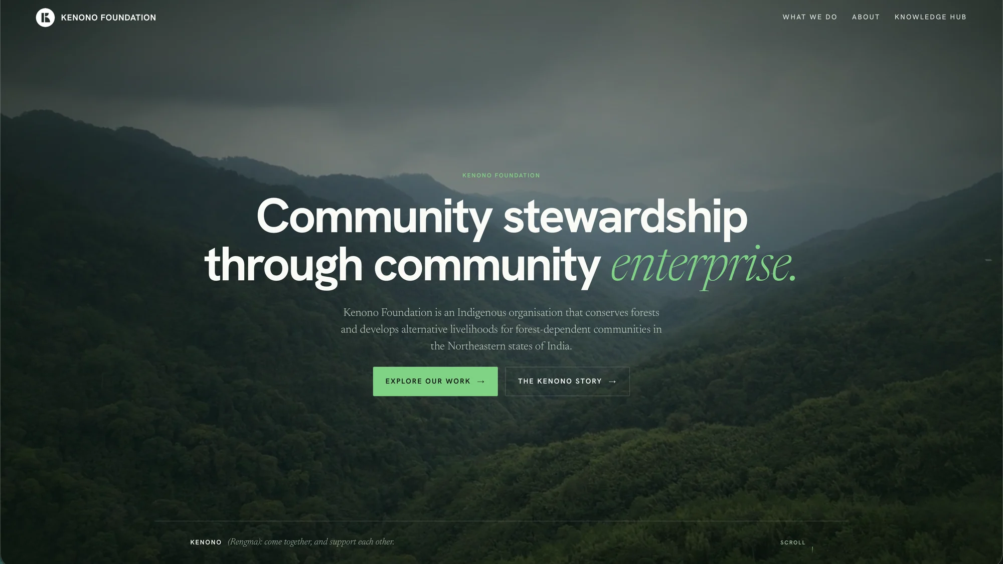 Kenono Foundation website