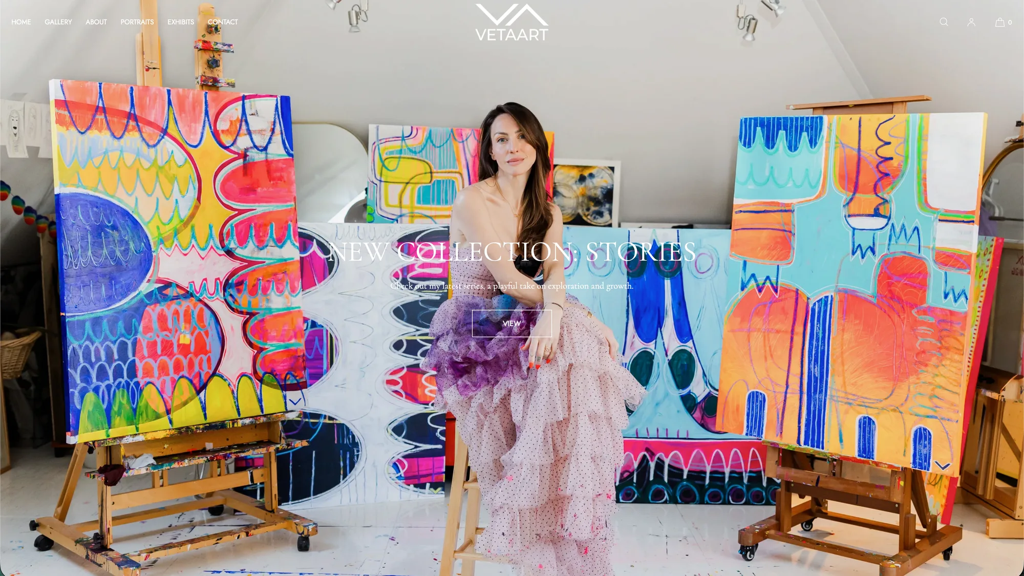 Veta Art website