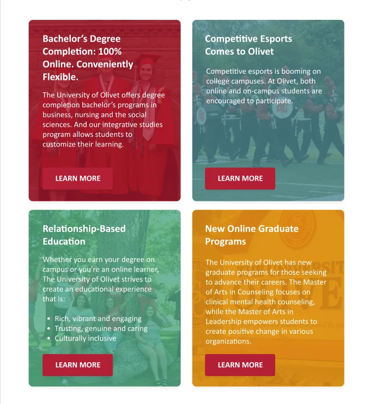 University of Olivet work sample